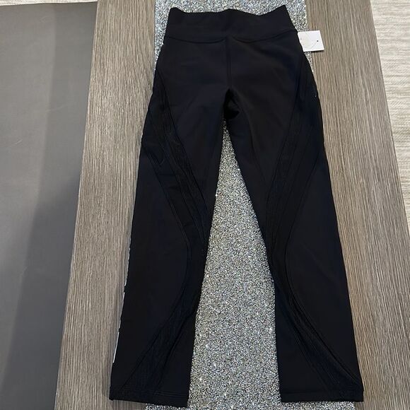 Lululemon Barry's Never Still Crop 21" Leggings Women's Size 2 black NWT vintage - Picture 4 of 8
